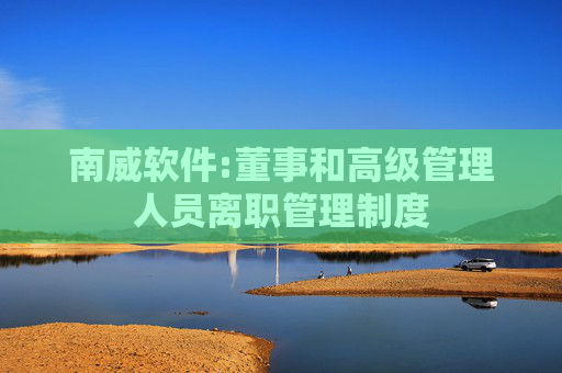 南威软件:董事和高级管理人员离职管理制度