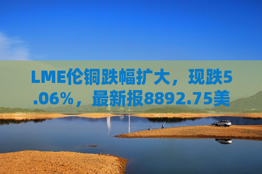 LME伦铜跌幅扩大，现跌5.06%，最新报8892.75美元/吨