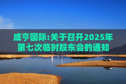 咸亨国际:关于召开2025年第七次临时股东会的通知
