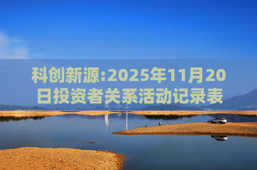 科创新源:2025年11月20日投资者关系活动记录表