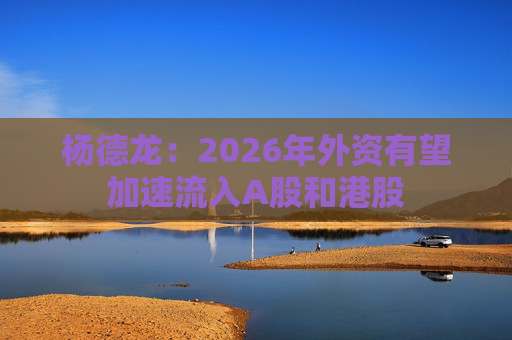 杨德龙:2026年外资有望加速流入A股和港股