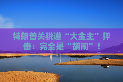 特朗普关税遭“大金主”抨击：完全是“胡闹”！