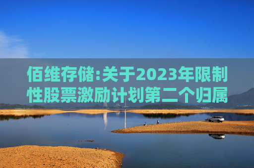 佰维存储:关于2023年限制性股票激励计划第二个归属期（第二批次）、2024年限制性股票激励计划首次授予第一个归属期（第二批次）归属结果暨股份上市的公告