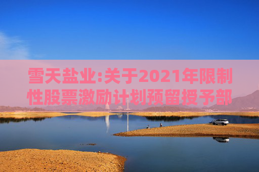 雪天盐业:关于2021年限制性股票激励计划预留授予部分限制性股票第三个解除限售期解除限售暨上市流通的提示性公告