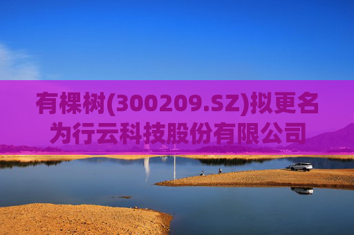 有棵树(300209.SZ)拟更名为行云科技股份有限公司