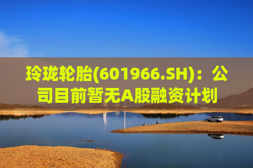 玲珑轮胎(601966.SH)：公司目前暂无A股融资计划  第1张