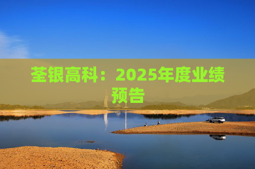荃银高科：2025年度业绩预告