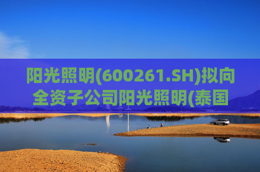 阳光照明(600261.SH)拟向全资子公司阳光照明(泰国)增资3.24亿元用于建设泰国生产基地  第1张