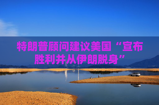 特朗普顾问建议美国“宣布胜利并从伊朗脱身”