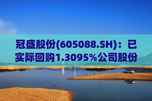 冠盛股份(605088.SH):已实际回购1.3095%公司股份 第1张 冠盛股份(605088.SH):已实际回购1.3095%公司股份 第1张