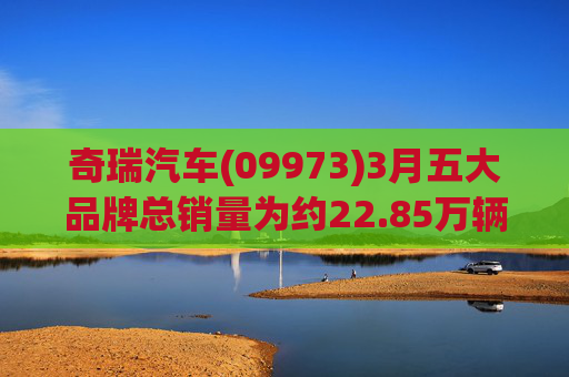 奇瑞汽车(09973)3月五大品牌总销量为约22.85万辆汽车 同比增加约15%