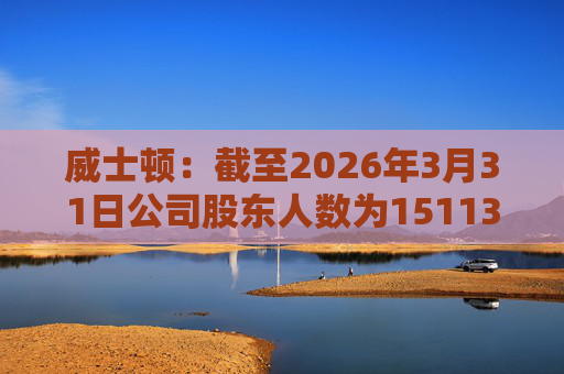 威士顿：截至2026年3月31日公司股东人数为15113户