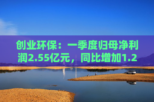 创业环保：一季度归母净利润2.55亿元，同比增加1.26%