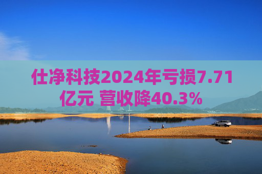仕净科技2024年亏损7.71亿元 营收降40.3%