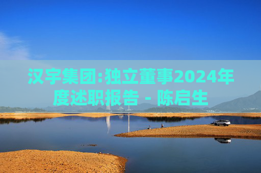 汉宇集团:独立董事2024年度述职报告－陈启生  第1张
