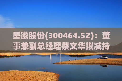 星徽股份(300464.SZ)：董事兼副总经理蔡文华拟减持20.25万股
