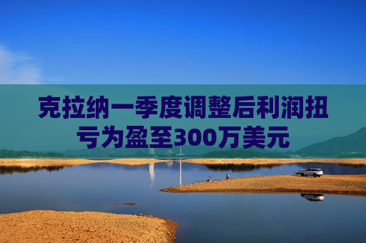 克拉纳一季度调整后利润扭亏为盈至300万美元