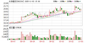 大华股份回购1153万股 金额1.97亿元