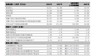 宁波银行：2024年实现净利润271.21亿元 同比增长6.29%