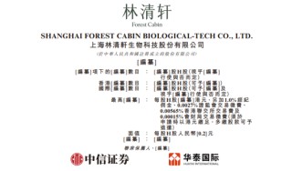 林清轩，中国高端国货护肤第一品牌，递交IPO招股书，拟赴香港上市