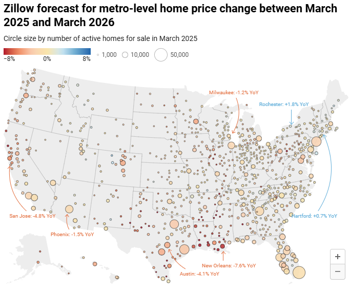 Zillow“多翻空”,美国楼市要凉? 第1张 Zillow“多翻空”,美国楼市要凉? 第1张