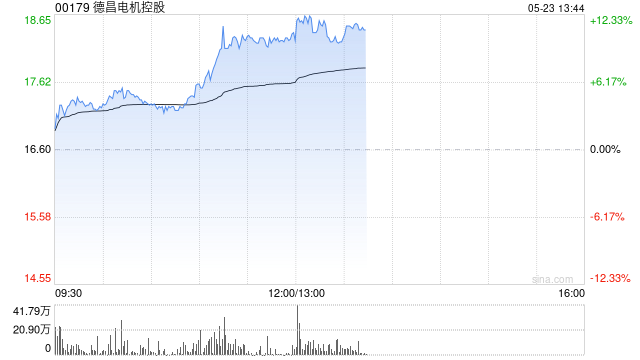 德昌电机控股午前上涨10% 下周将发布全年业绩公告  第1张