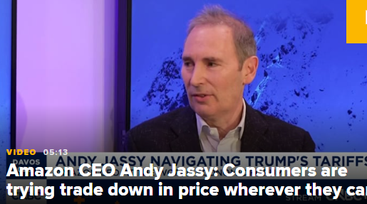 亚马逊CEO：特朗普关税已开始“逐步渗透” 至商品价格  第1张